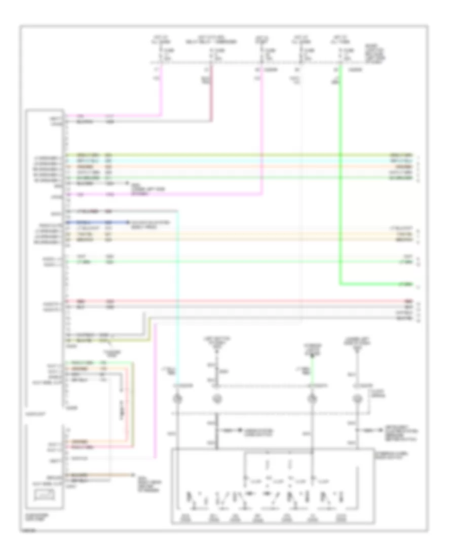 Premium Sound Radio Wiring Diagram, with DVD (1 of 2) for Ford Freestyle Limited 2005