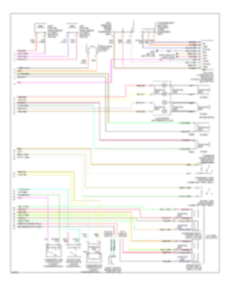 Supplemental Restraints Wiring Diagram (2 of 2) for Ford Freestyle Limited 2005