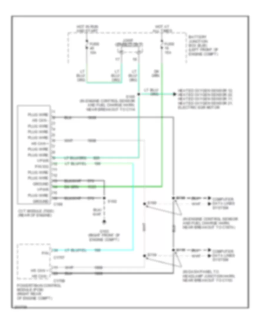 A T Wiring Diagram CVT for Ford Freestyle Limited 2005