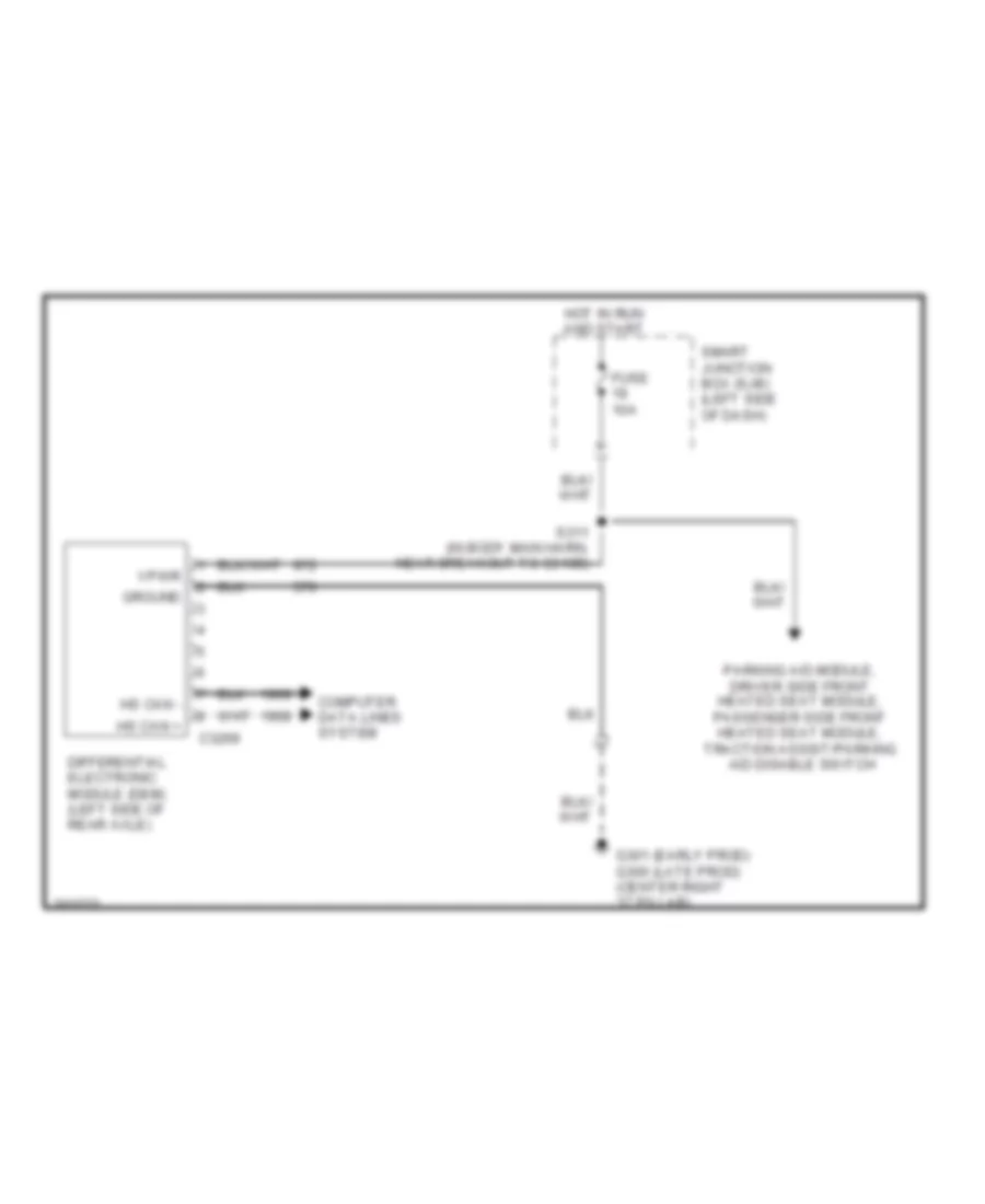 AWD Wiring Diagram for Ford Freestyle Limited 2005