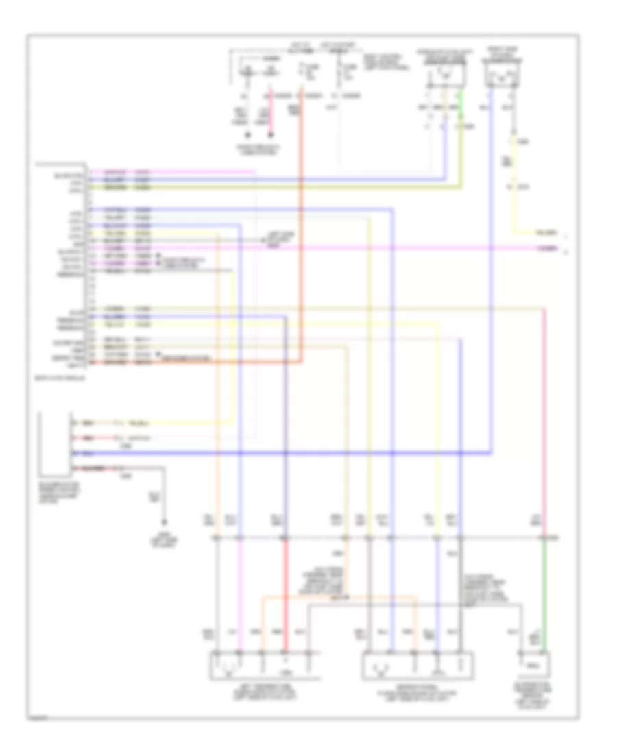 Manual AC Wiring Diagram (1 of 2) for Ford Edge Limited 2011