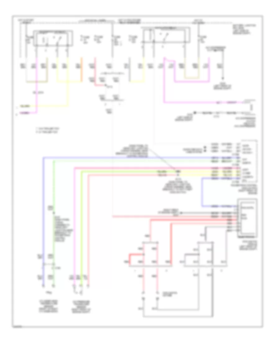 Manual A C Wiring Diagram 2 of 2 for Ford Edge Limited 2011
