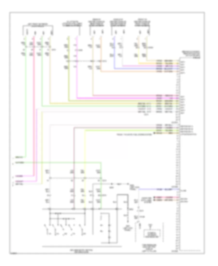 Forced Entry Wiring Diagram, with Intelligent Access (3 of 3) for Ford Edge Limited 2011