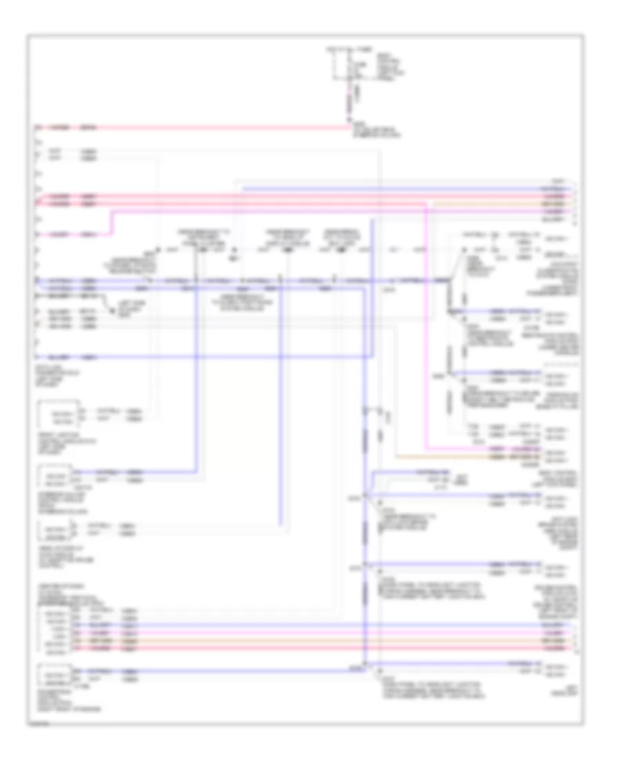 Computer Data Lines Wiring Diagram 1 of 2 for Ford Edge Limited 2011