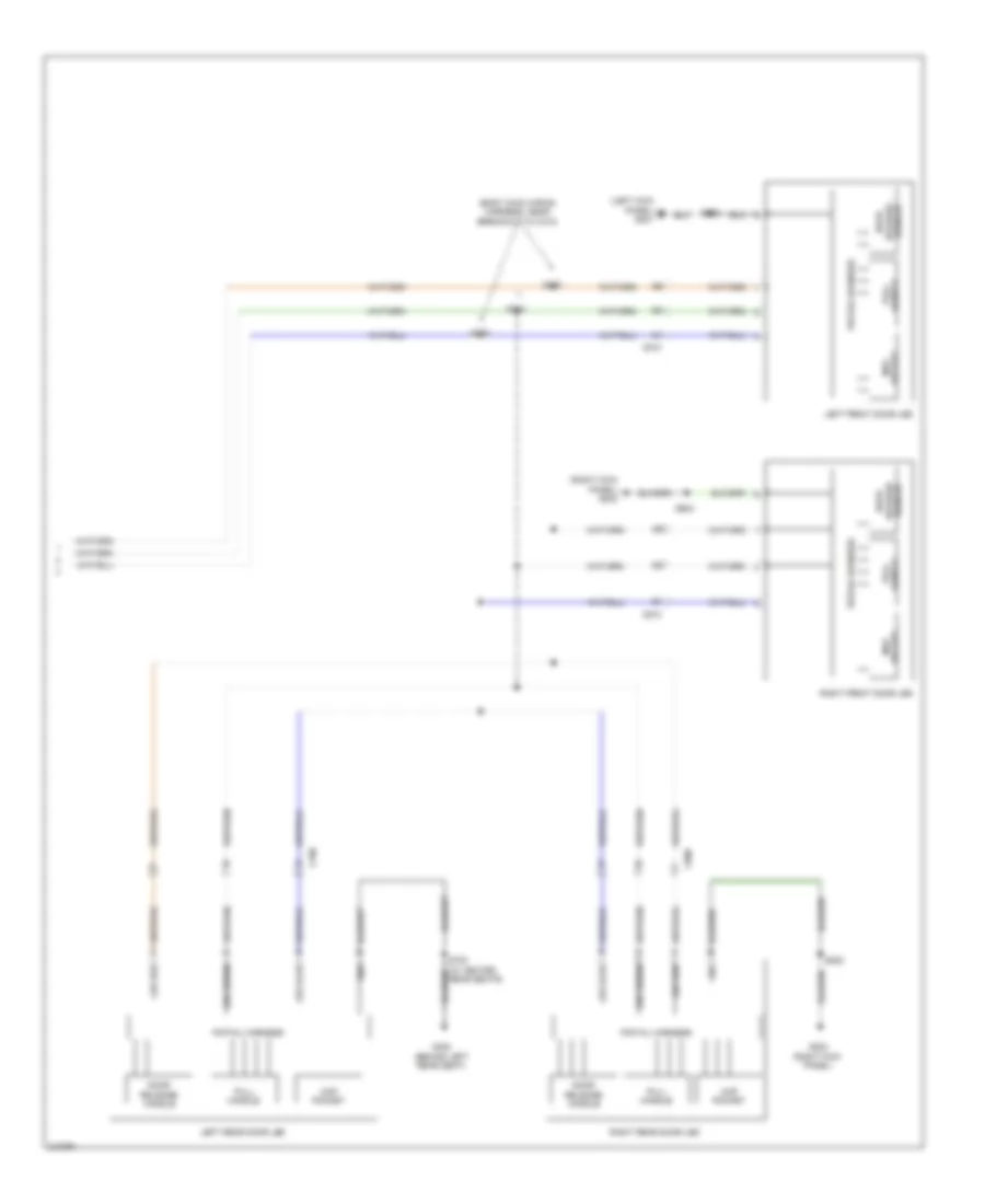 Courtesy Lamps Wiring Diagram 3 of 3 for Ford Edge Limited 2011