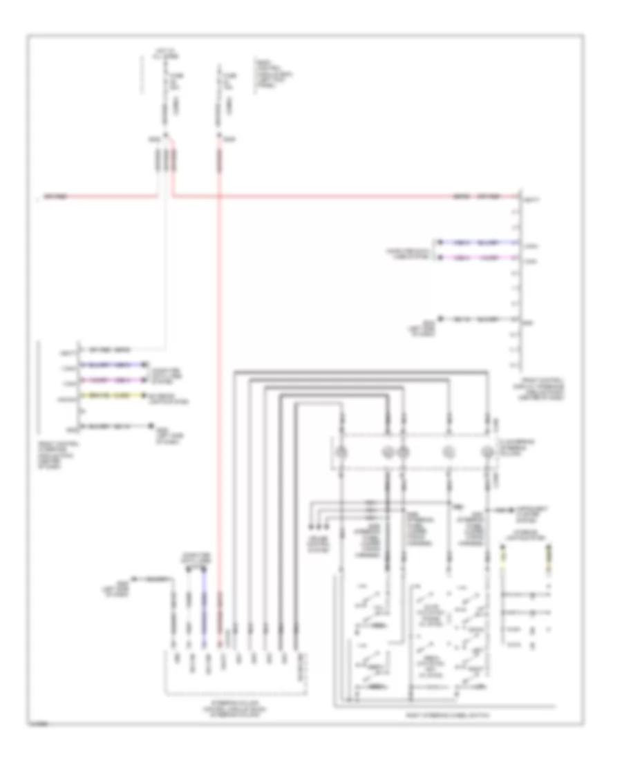 Base Radio Wiring Diagram (2 of 2) for Ford Edge Limited 2011