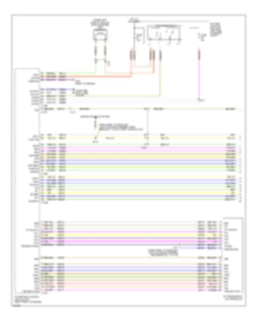 A T Wiring Diagram 1 of 2 for Ford Edge Limited 2011