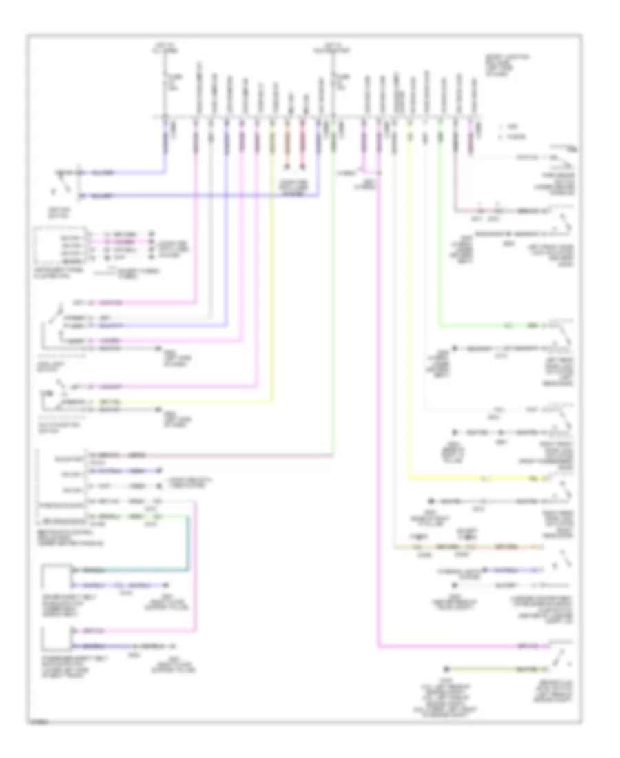 Warning Systems Wiring Diagram for Ford Fusion SE 2012