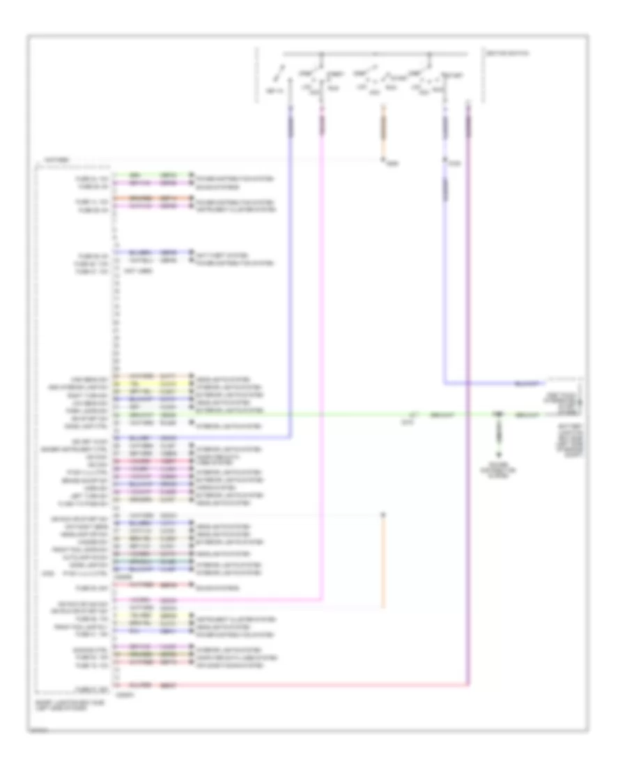 Body Control Modules Wiring Diagram Except Hybrid 2 of 2 for Ford Fusion SE 2012