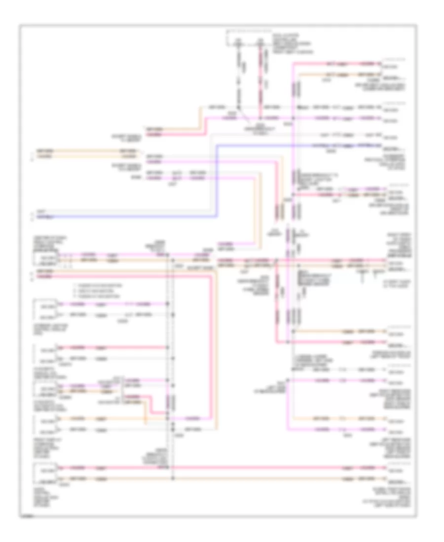 Computer Data Lines Wiring Diagram Except Hybrid 2 of 2 for Ford Fusion SE 2012