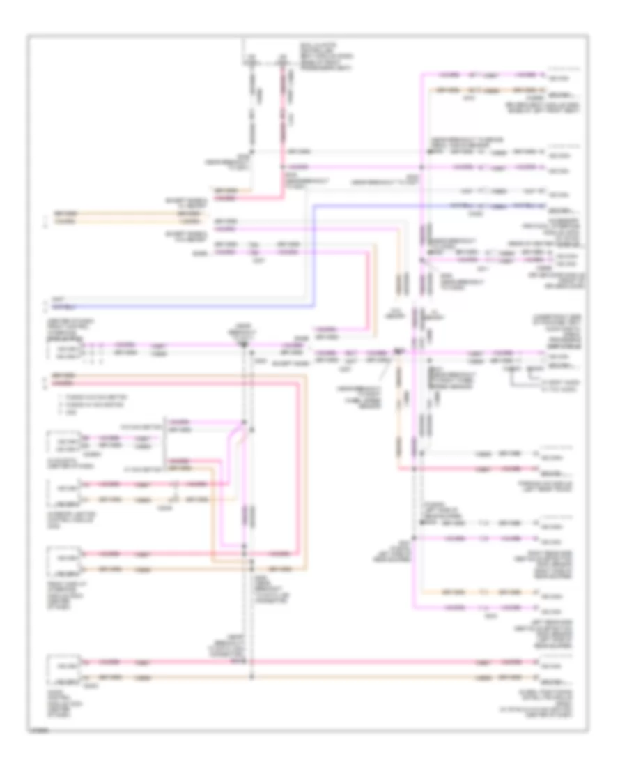 Computer Data Lines Wiring Diagram Hybrid 2 of 2 for Ford Fusion SE 2012