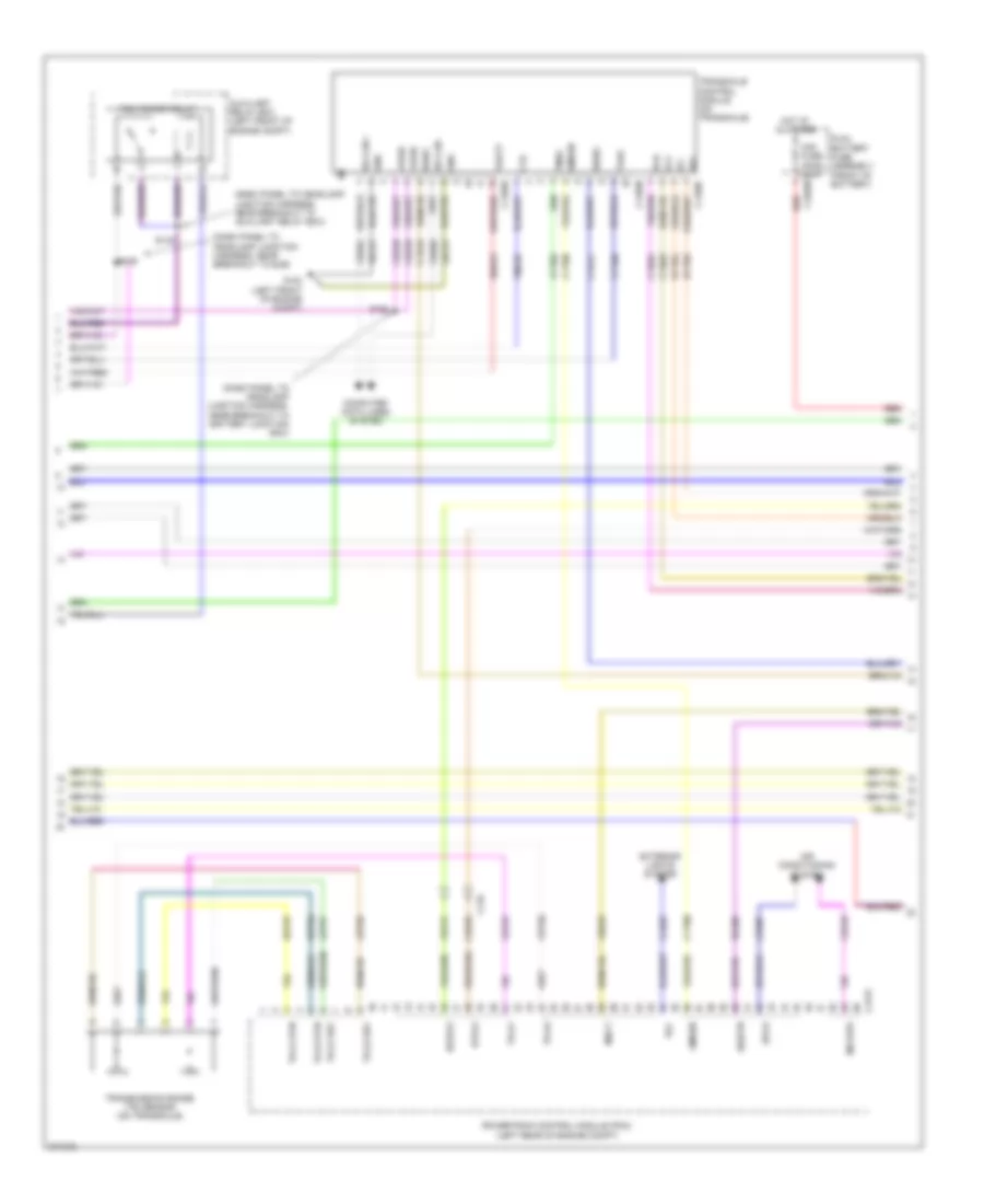 2.5L Hybrid, Engine Performance Wiring Diagram (3 of 8) for Ford Fusion SE 2012