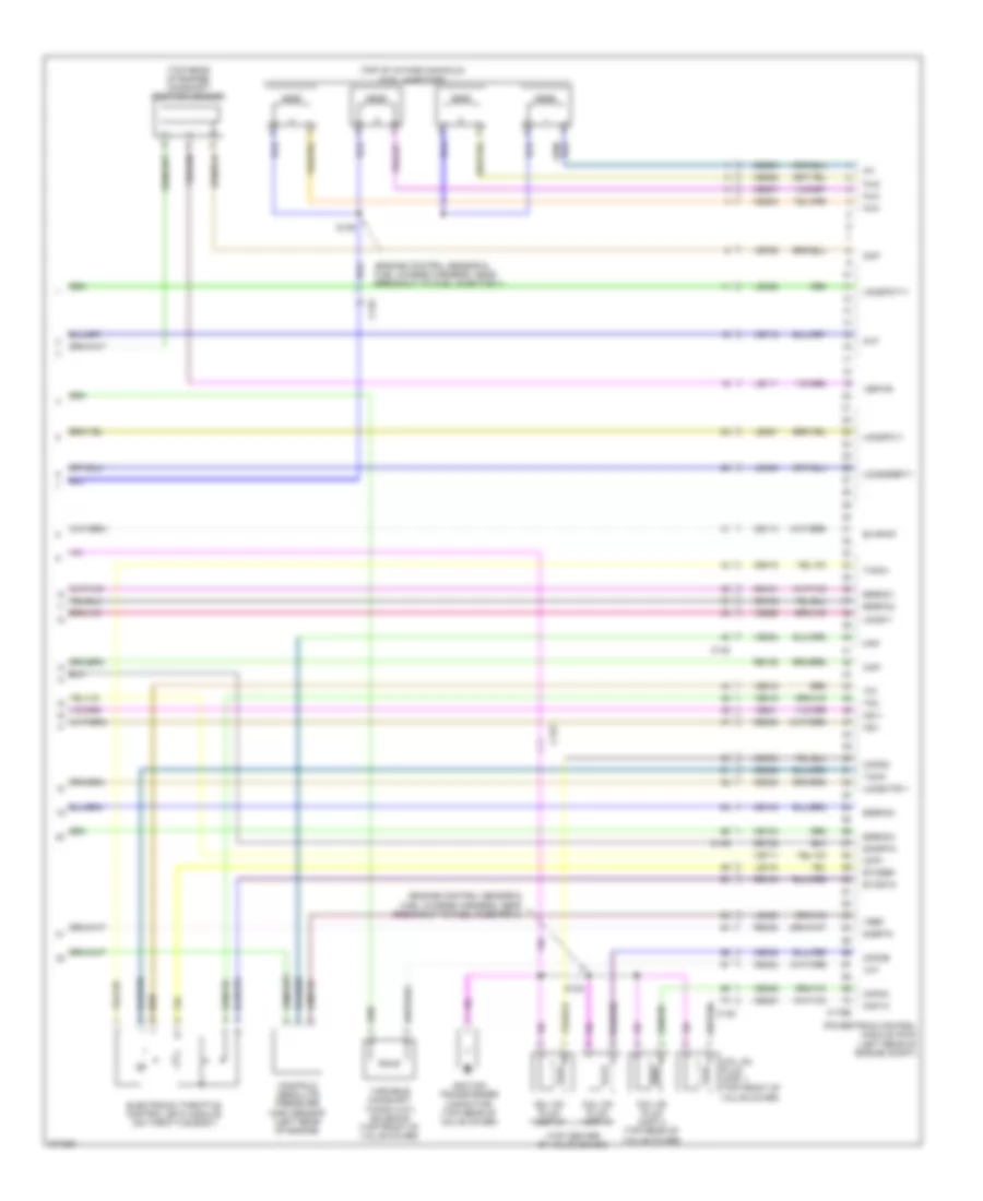 2.5L Hybrid, Engine Performance Wiring Diagram (8 of 8) for Ford Fusion SE 2012