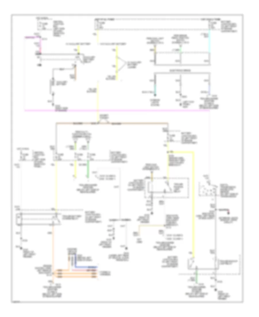 Exterior Lamps Wiring Diagram 2 of 2 for Ford E450 Super Duty 2000
