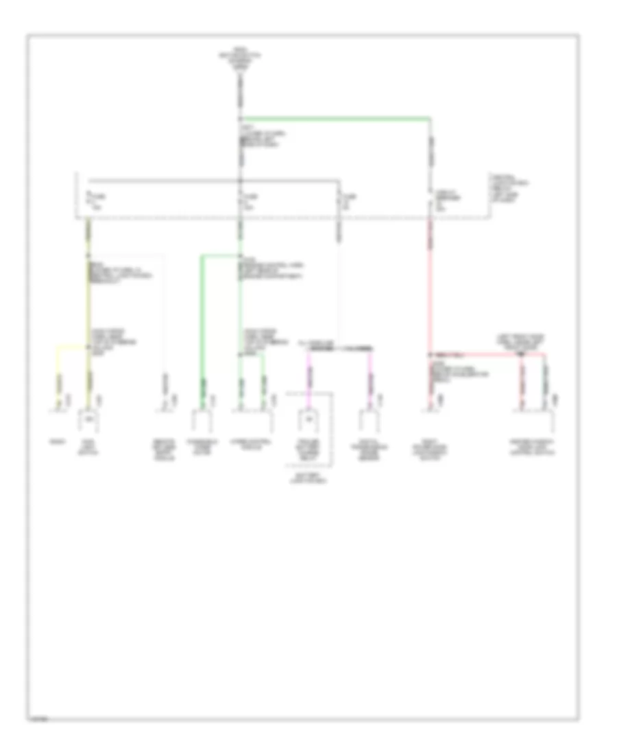 Power Distribution Wiring Diagram (5 of 5) for Ford E450 Super Duty 2000