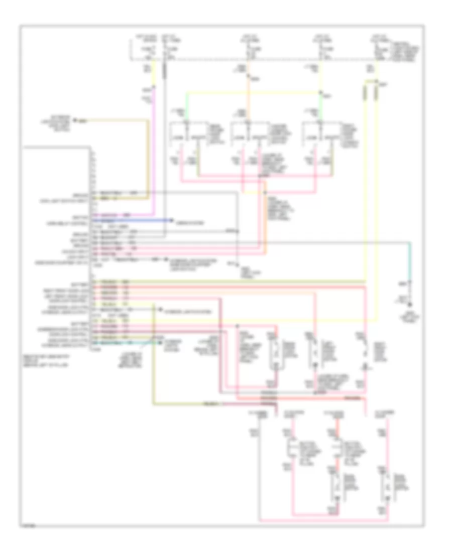 Keyless Entry Wiring Diagram for Ford E450 Super Duty 2000