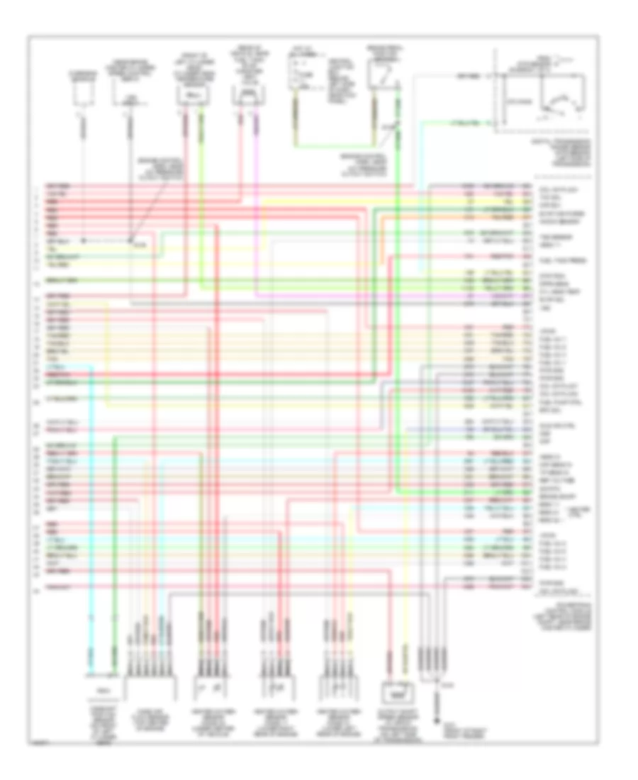5.4L, Engine Performance Wiring Diagrams (4 of 4) for Ford Econoline E150 2002