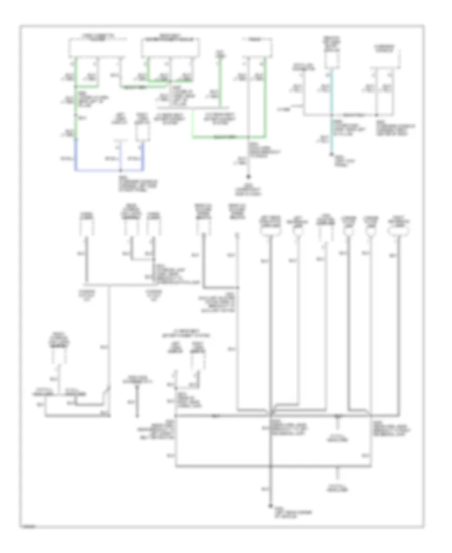 Ground Distribution Wiring Diagram, without Stripped Chassis (4 of 4) for Ford Econoline E150 2002