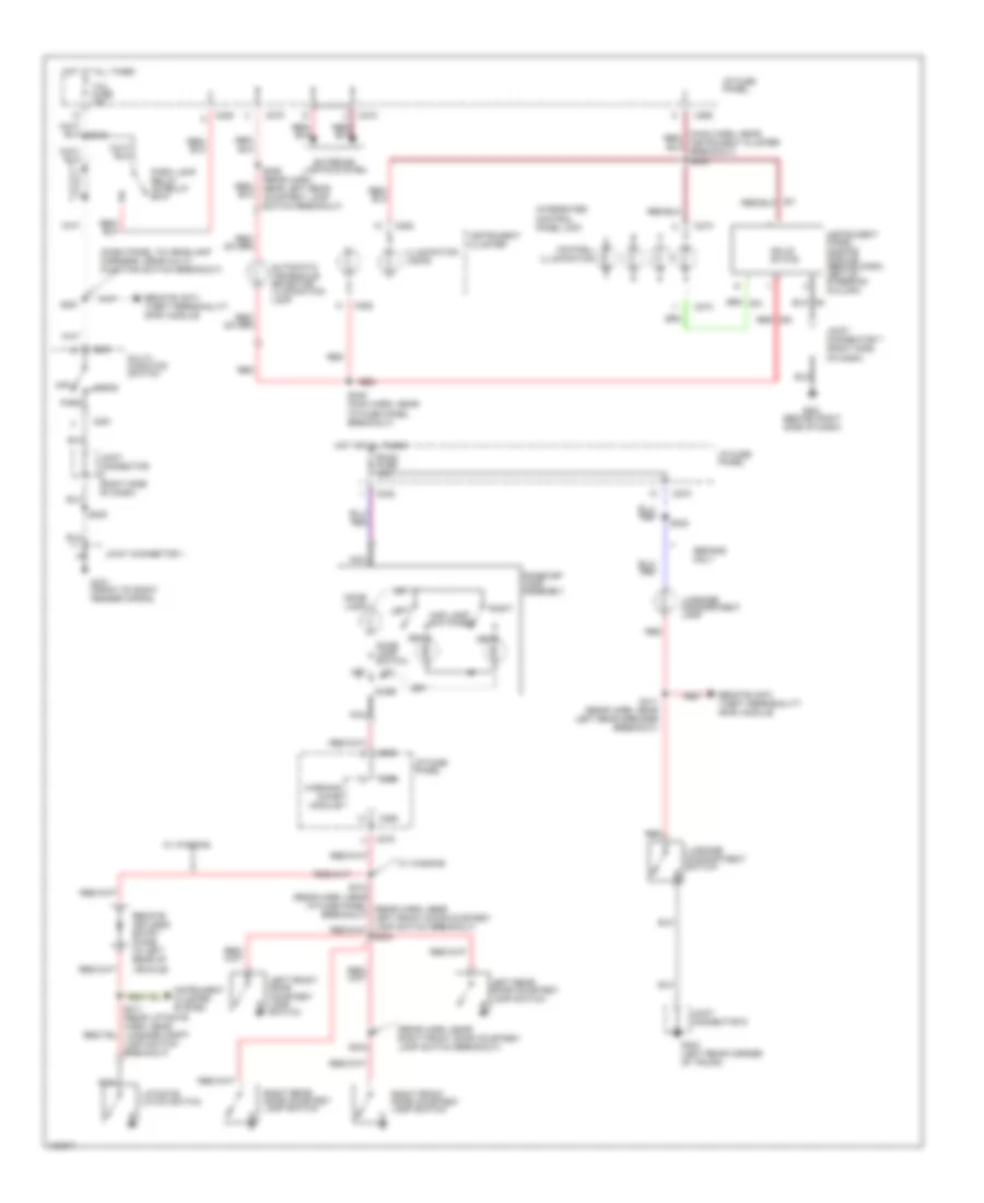 Interior Light Wiring Diagram for Ford Escort ZX2 1998