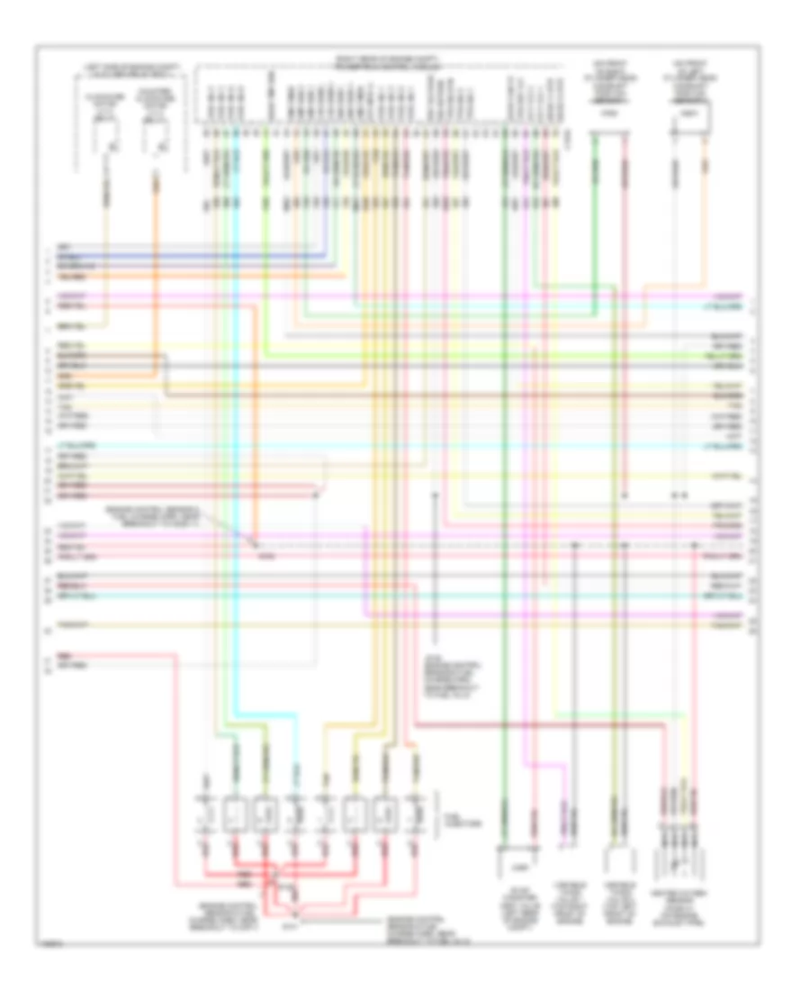 5.4L, Engine Performance Wiring Diagram (3 of 6) for Ford Pickup F350 Super Duty 2004