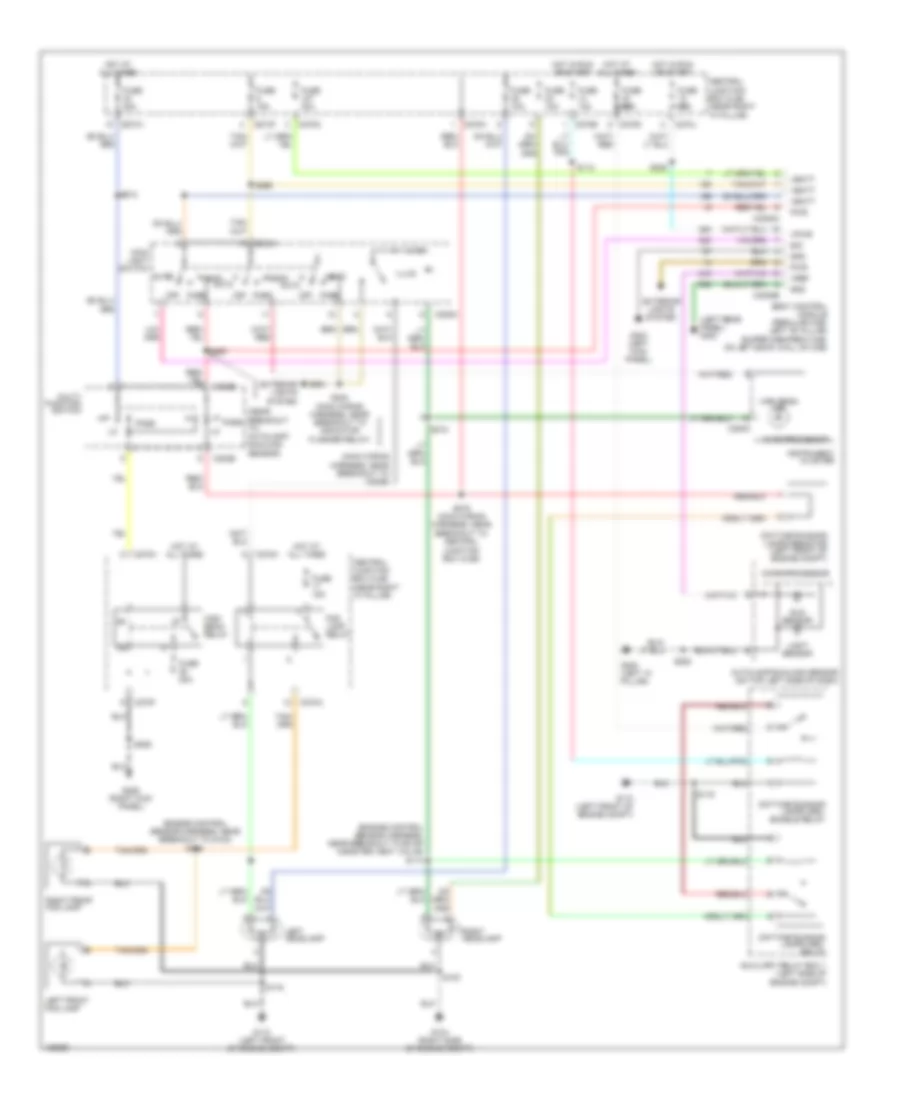 Autolamps Wiring Diagram with DRL for Ford Pickup F350 Super Duty 2004