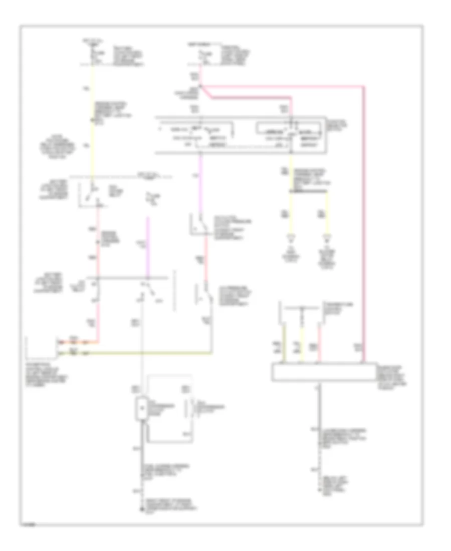 4.2L, Manual AC Wiring Diagram (1 of 2) for Ford Econoline E150 2000
