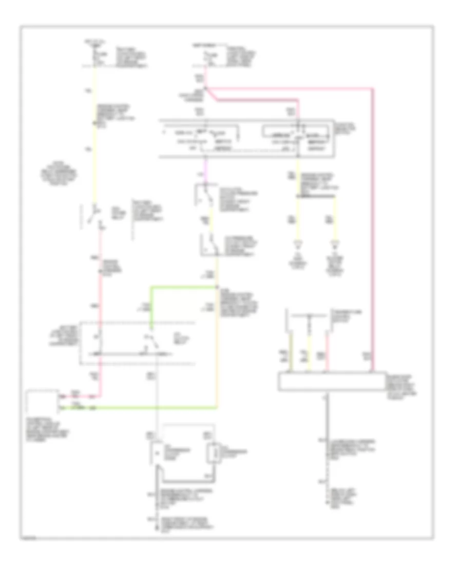 4.6L, Manual AC Wiring Diagram (1 of 2) for Ford Econoline E150 2000