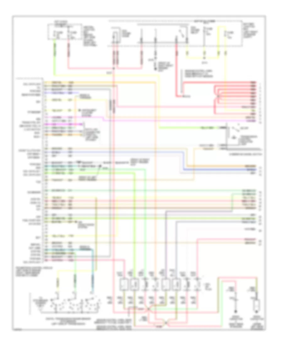 5.4L, Engine Performance Wiring Diagrams (1 of 4) for Ford Econoline E150 2000