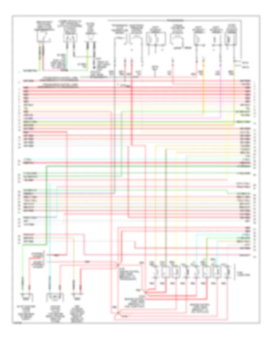 5.4L, Engine Performance Wiring Diagrams (3 of 4) for Ford Econoline E150 2000