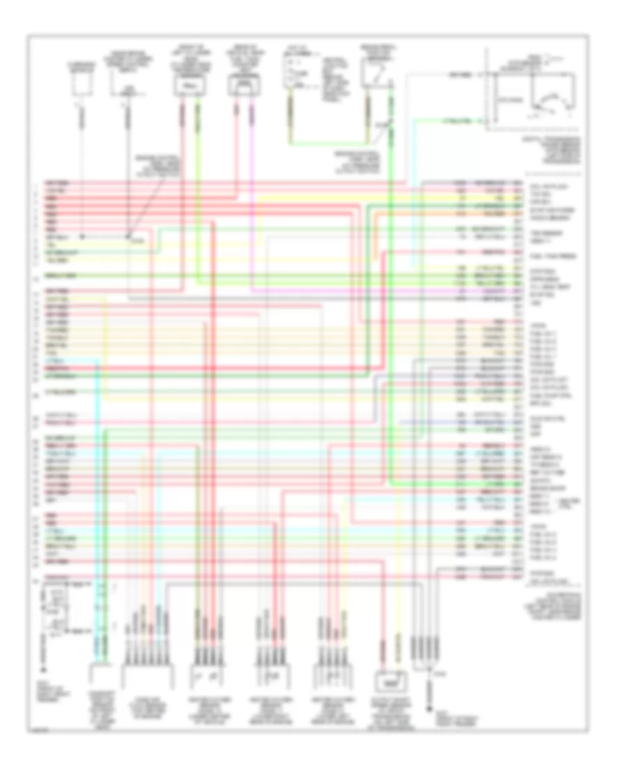 5.4L, Engine Performance Wiring Diagrams (4 of 4) for Ford Econoline E150 2000