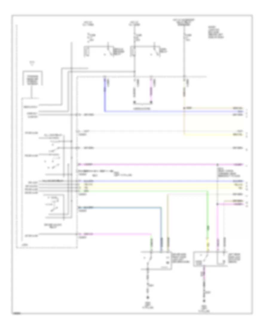 Forced Entry Wiring Diagram 1 of 2 for Ford Focus S 2009
