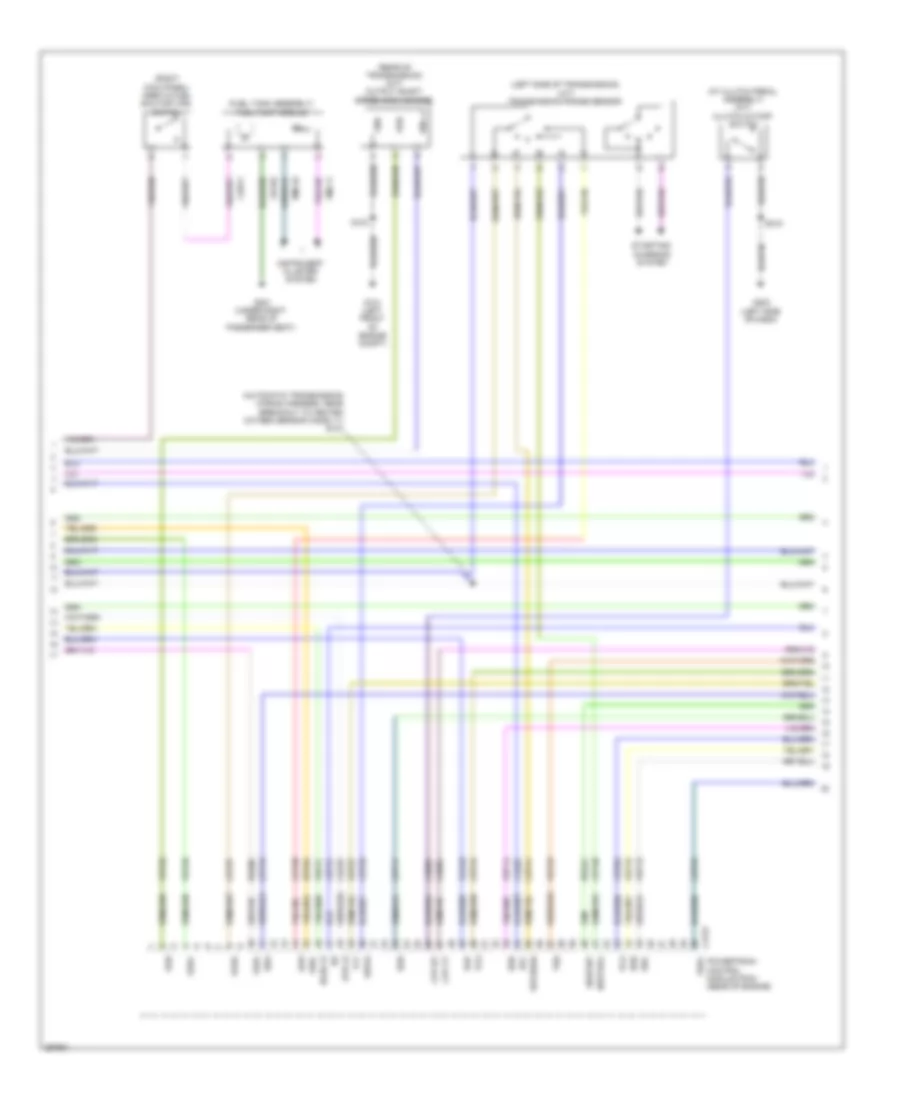 2.0L, Engine Performance Wiring Diagram (3 of 5) for Ford Focus S 2009