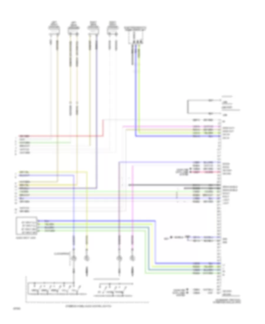 SYNC Radio Wiring Diagram 2 of 2 for Ford Focus S 2009