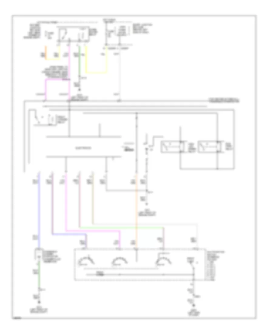 WiperWasher Wiring Diagram for Ford Focus S 2009