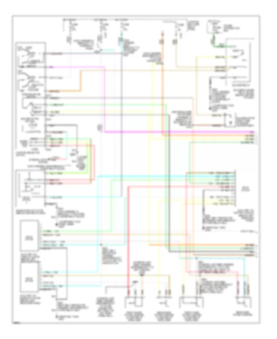 Air Conditioning Wiring Diagrams (1 of 2) for Ford Expedition 1998
