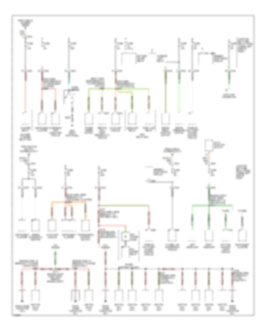 Power Distribution Wiring Diagram (3 of 4) for Ford Expedition 1998