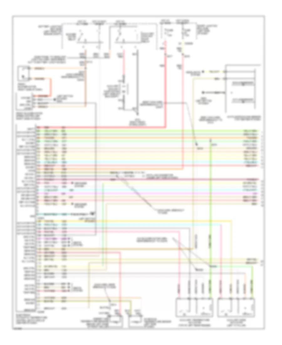 Automatic A C Wiring Diagram with Auxiliary Climate Control 1 of 3 for Ford Freestyle SE 2005