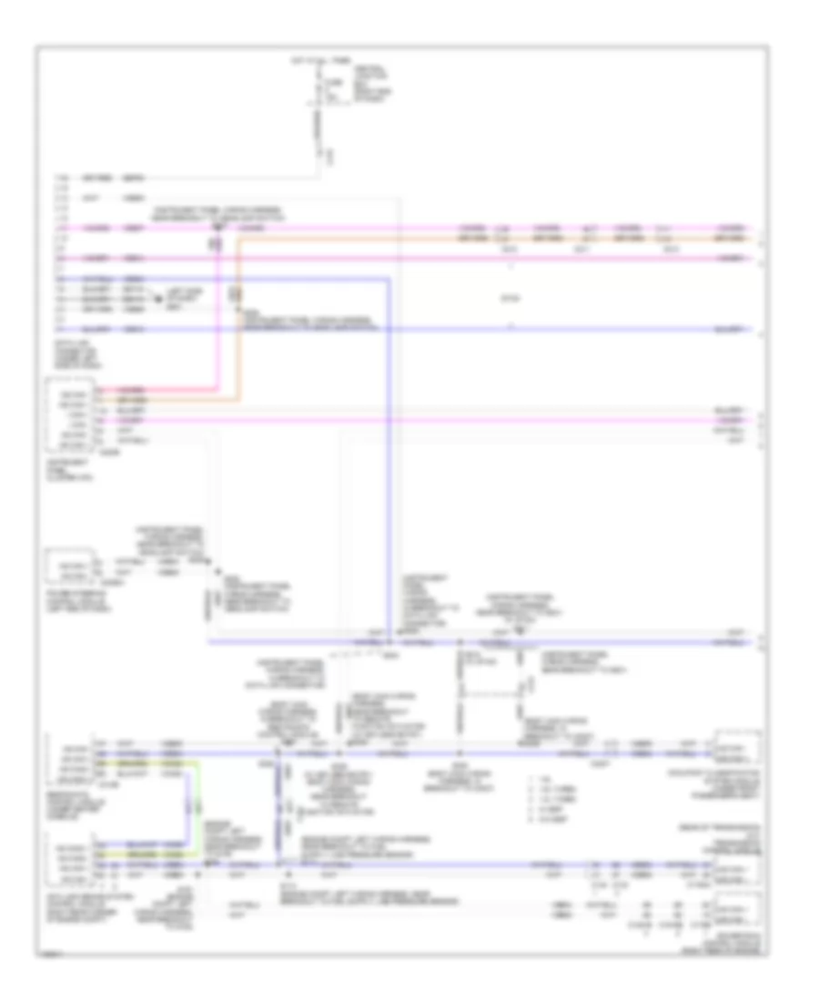 Computer Data Lines Wiring Diagram 1 of 2 for Ford Fiesta S 2014