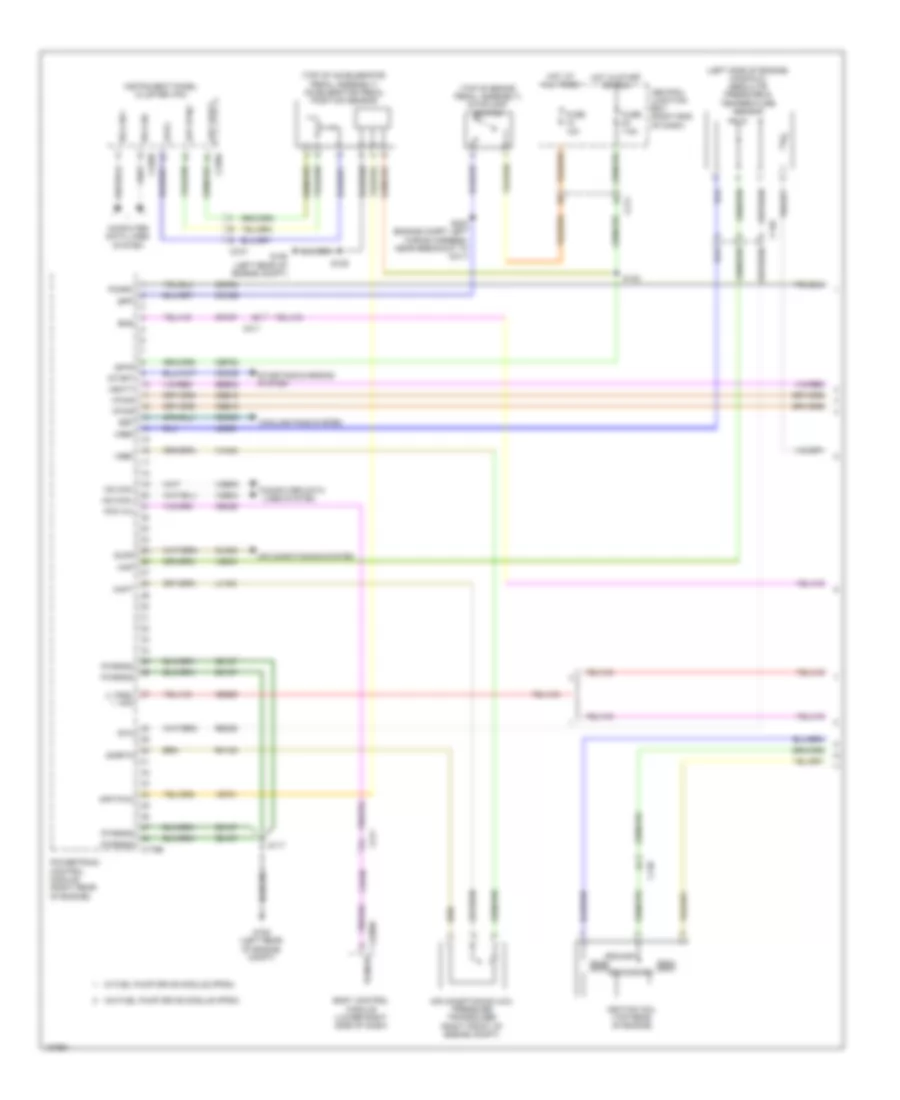 1.6L, Engine Performance Wiring Diagram (1 of 4) for Ford Fiesta S 2014