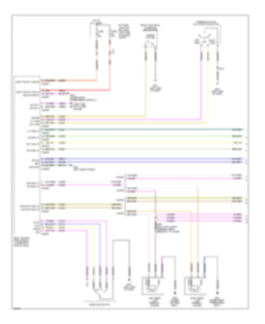 Exterior Lamps Wiring Diagram (1 of 3) for Ford Fiesta S 2014
