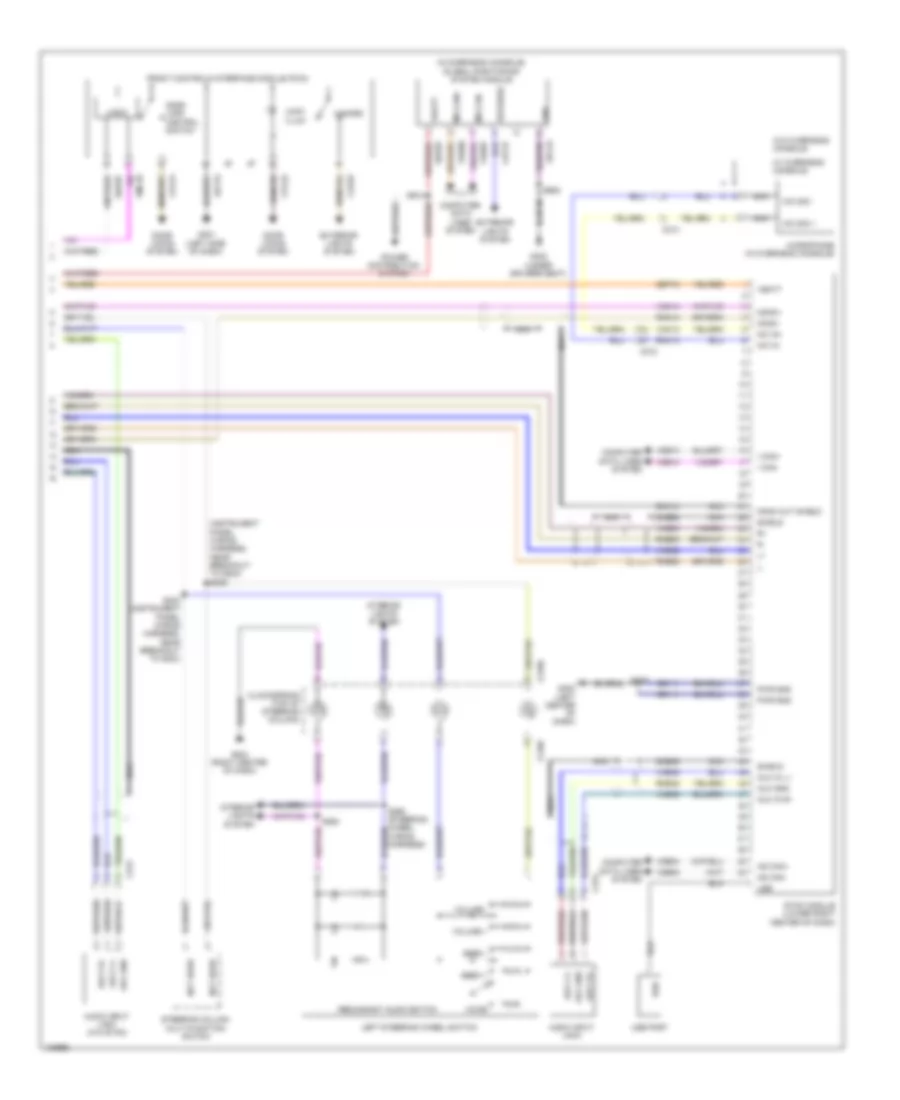 Navigation Wiring Diagram, with SYNC GEN 1 (2 of 2) for Ford Fiesta S 2014