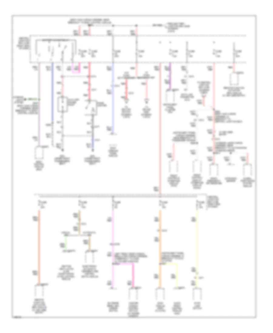 Power Distribution Wiring Diagram 3 of 6 for Ford Fiesta S 2014