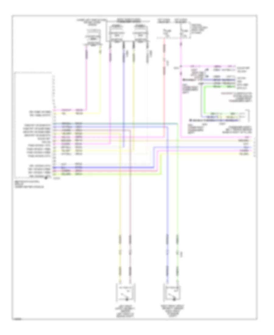 Supplemental Restraints Wiring Diagram 1 of 3 for Ford Fiesta S 2014