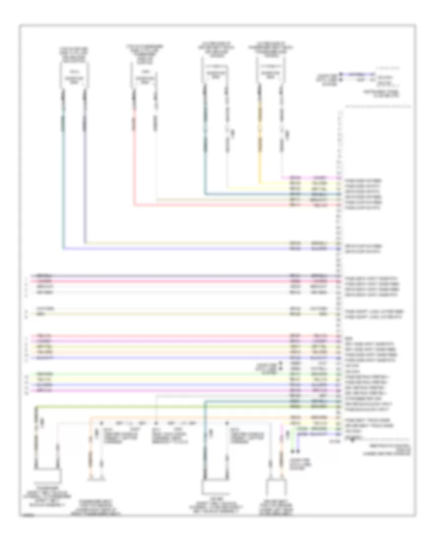 Supplemental Restraints Wiring Diagram 3 of 3 for Ford Fiesta S 2014