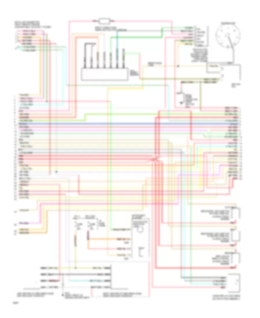5.0L, Engine Performance Wiring Diagrams (2 of 4) for Ford Mustang Cobra 1994