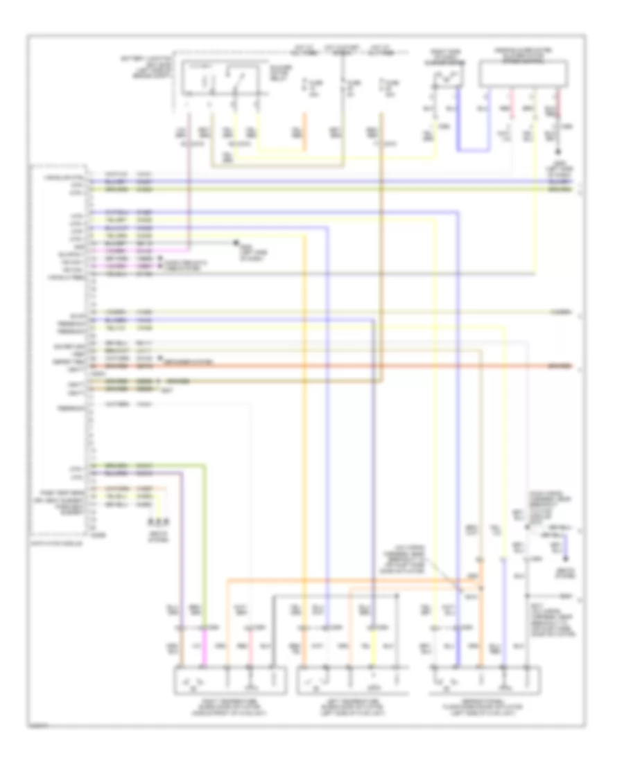 Automatic A C Wiring Diagram 1 of 3 for Ford Edge SEL 2011