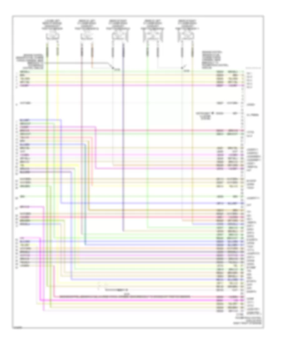 3.5L, Engine Performance Wiring Diagram (6 of 6) for Ford Edge SEL 2011