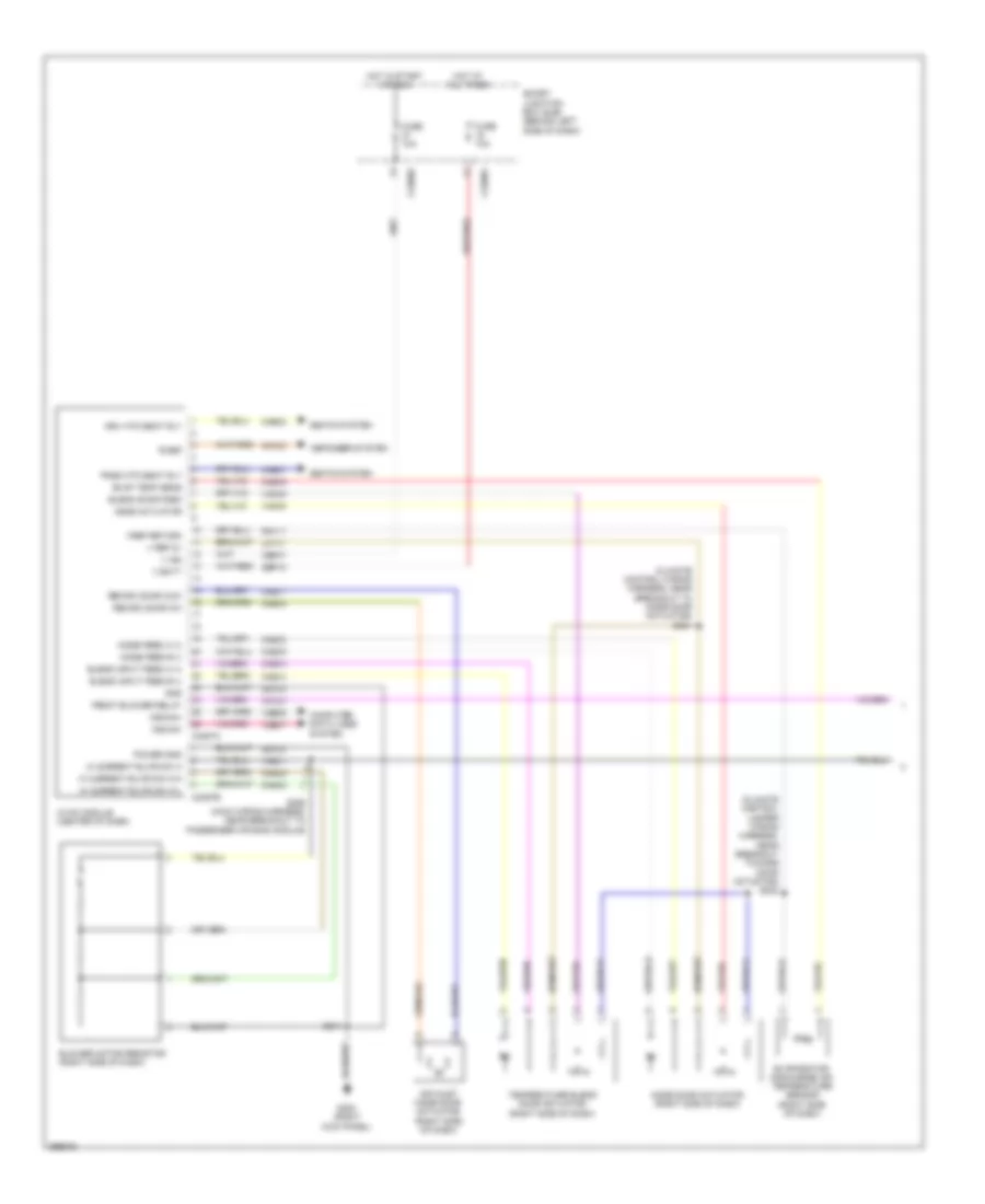 Manual AC Wiring Diagram (1 of 2) for Ford Focus SE 2009