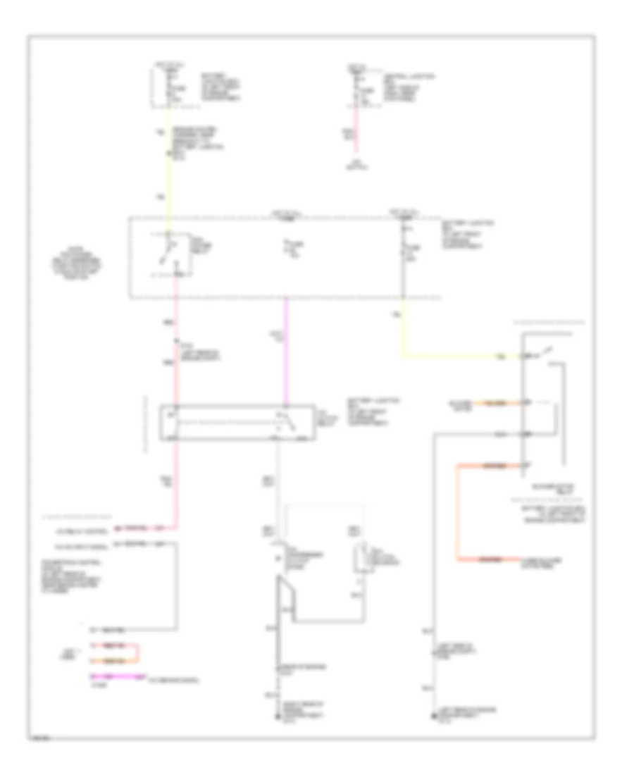 4.2L, Manual AC Wiring Diagram, with Stripped Chassis for Ford Econoline E350 Super Duty 2002