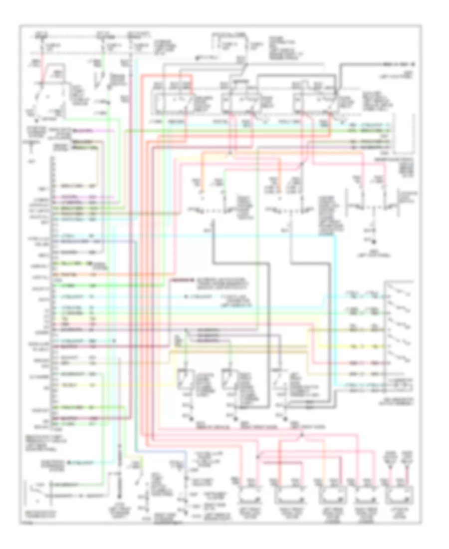 Anti-theft Wiring Diagram for Ford Explorer 1996